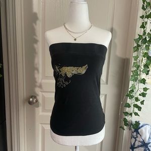 vintage roxy tube top